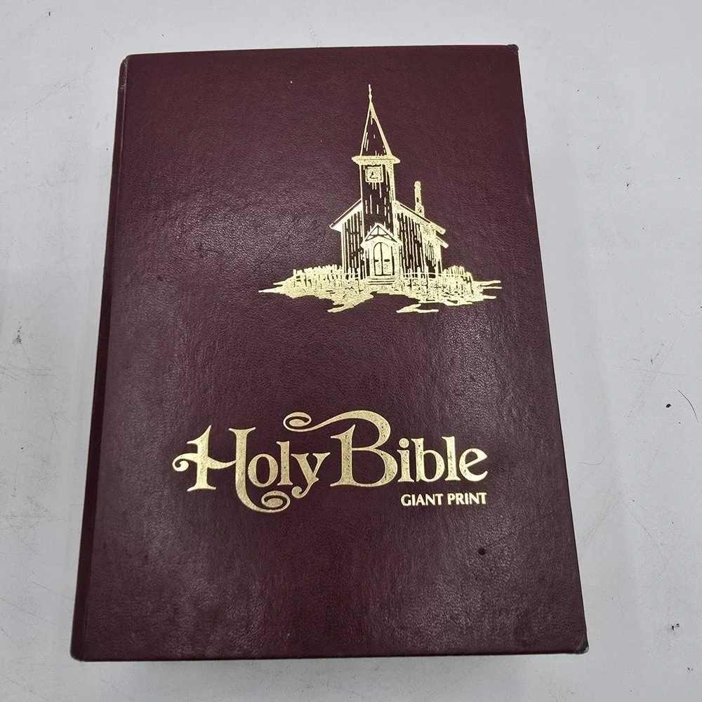 Holy Bible Giant‎ Print KJV Red Letter Edition Concordance Allan Publishers 1975